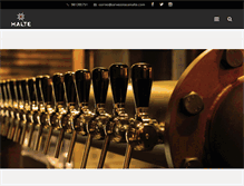 Tablet Screenshot of cervezotecamalte.com